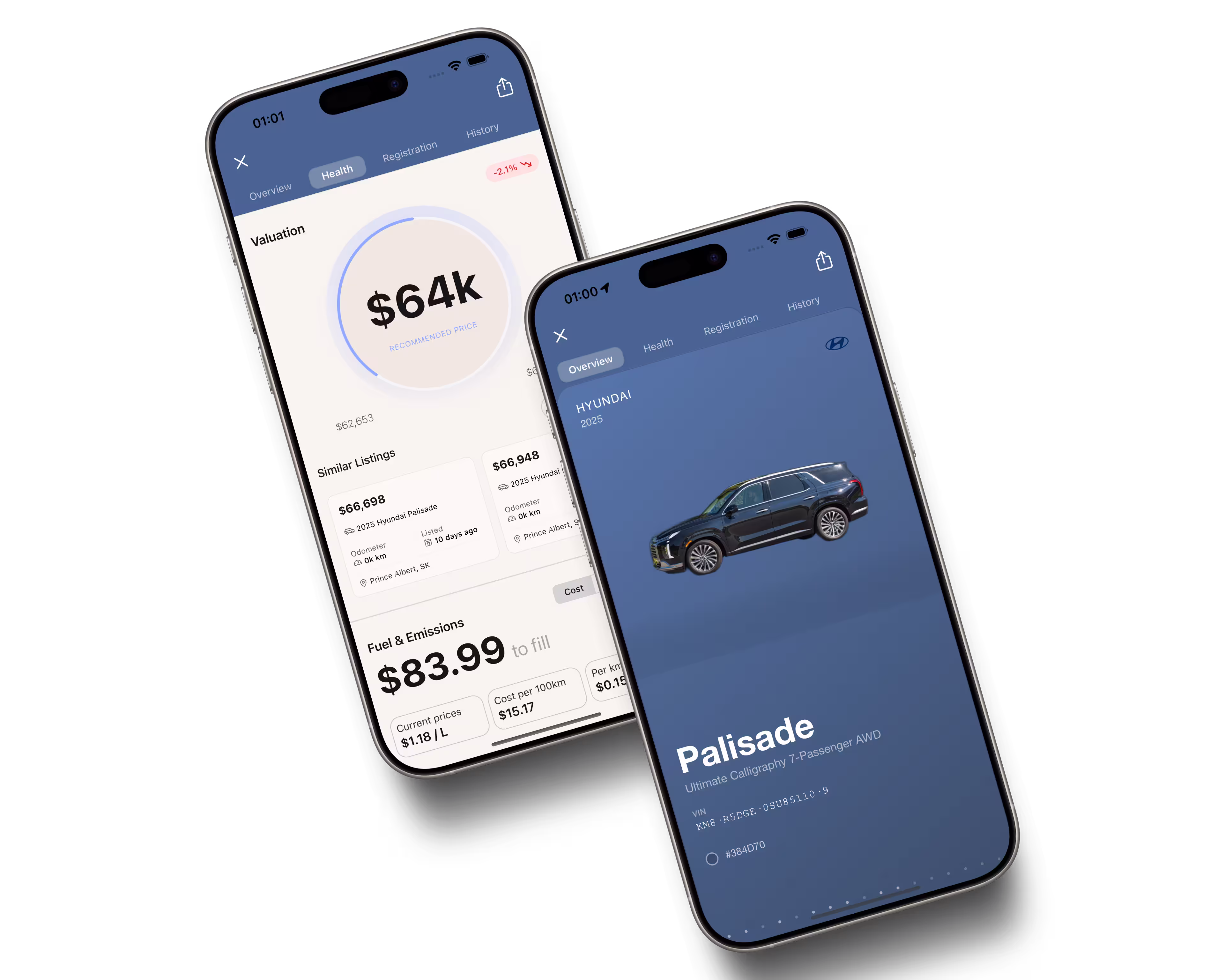 Car value tracking and market analysis